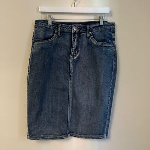 Denim stretch pencil skirt size 12